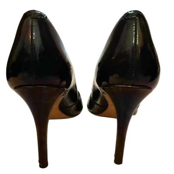 Loeffler Randall Patent Leather Heels | Women’s Size 5 | Iridescent Black - Picture 6 of 6